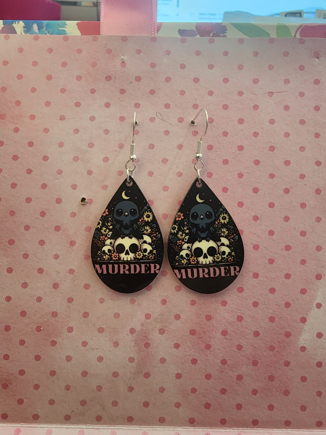 Crow Earrings