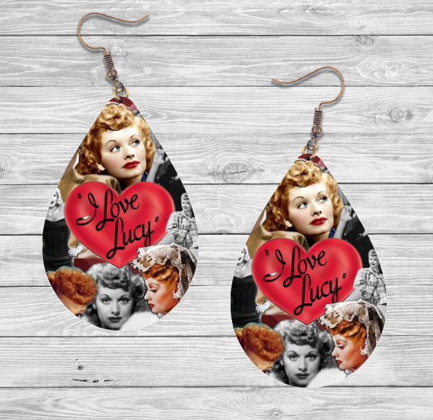 I Love Lucy Earrings