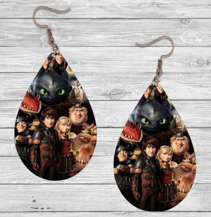 How to Train Your Dragon Earrings