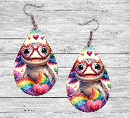 Axolotl Earrings