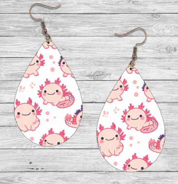 Axolotl Earrings