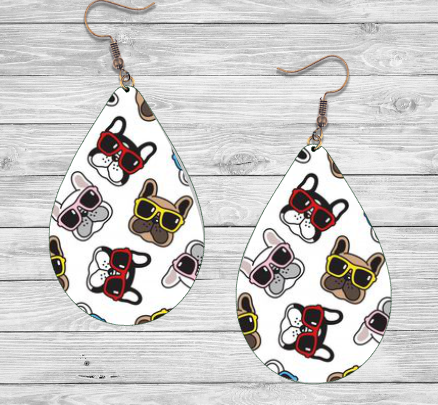 Boston Terrier Earrings