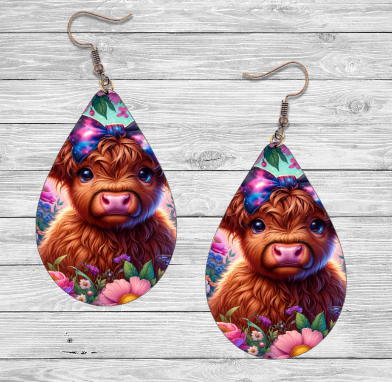 Cow Earrings