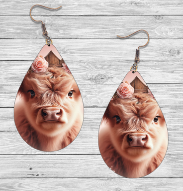 Cow Earrings
