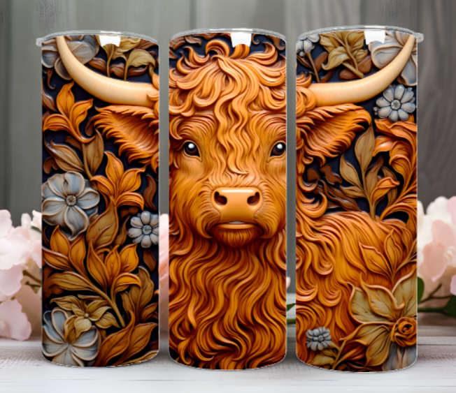 Cow Tumbler or Sippy Cup