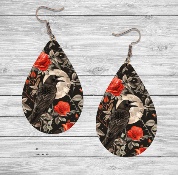 Crow Earrings