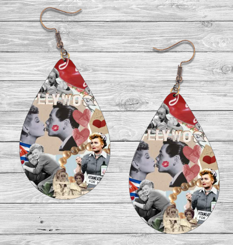 I Love Lucy Earrings