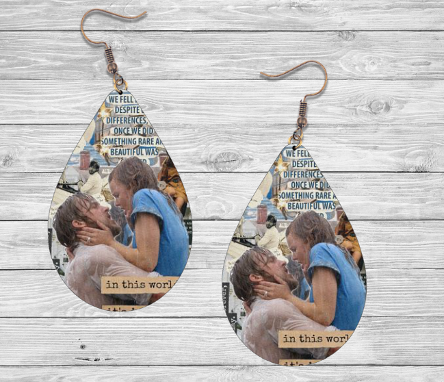 Notebook Earrings