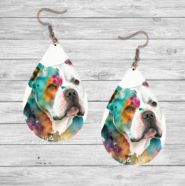 Pitbull Earrings