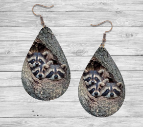 Raccoon Earring