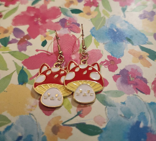 Mushroom Earrings