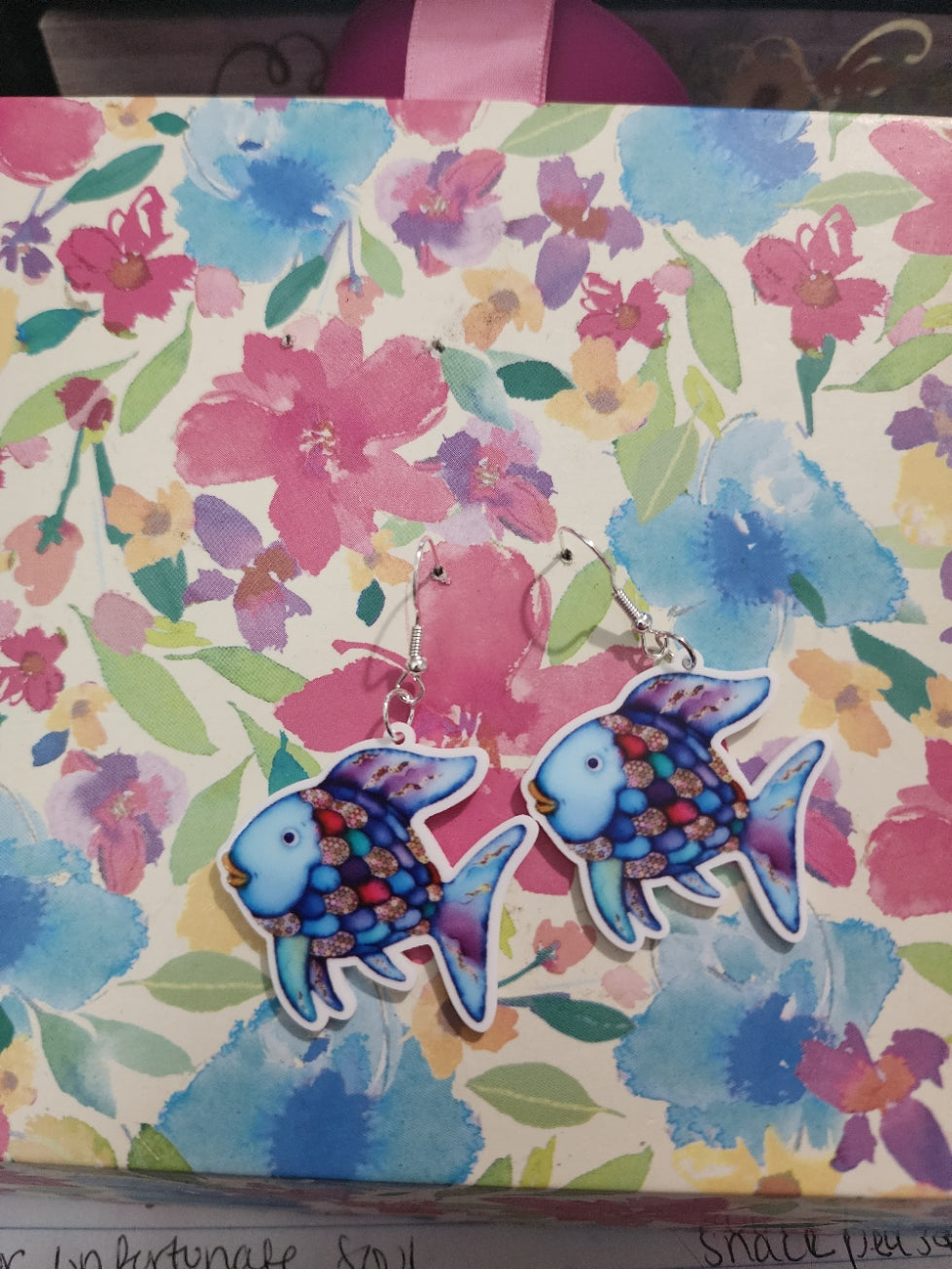 Children's Book Earrings: Charlotte's Web, Where the Wild Things Are, Rainbow Fish, Magic School Bus