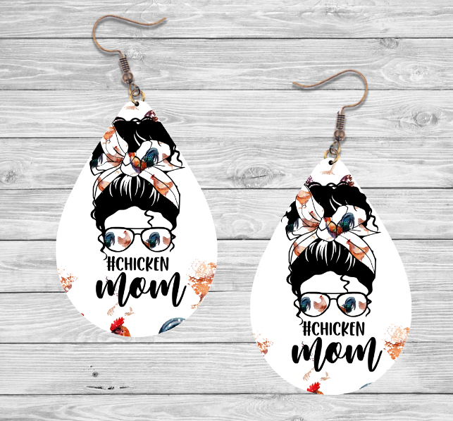 Chicken Earrings