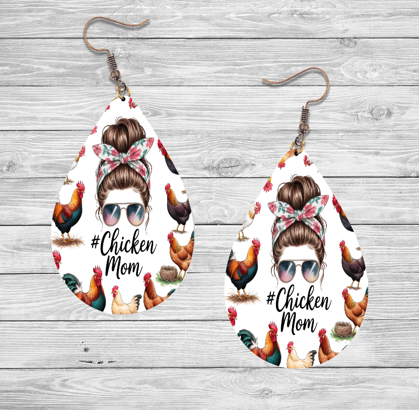 Chicken Earrings
