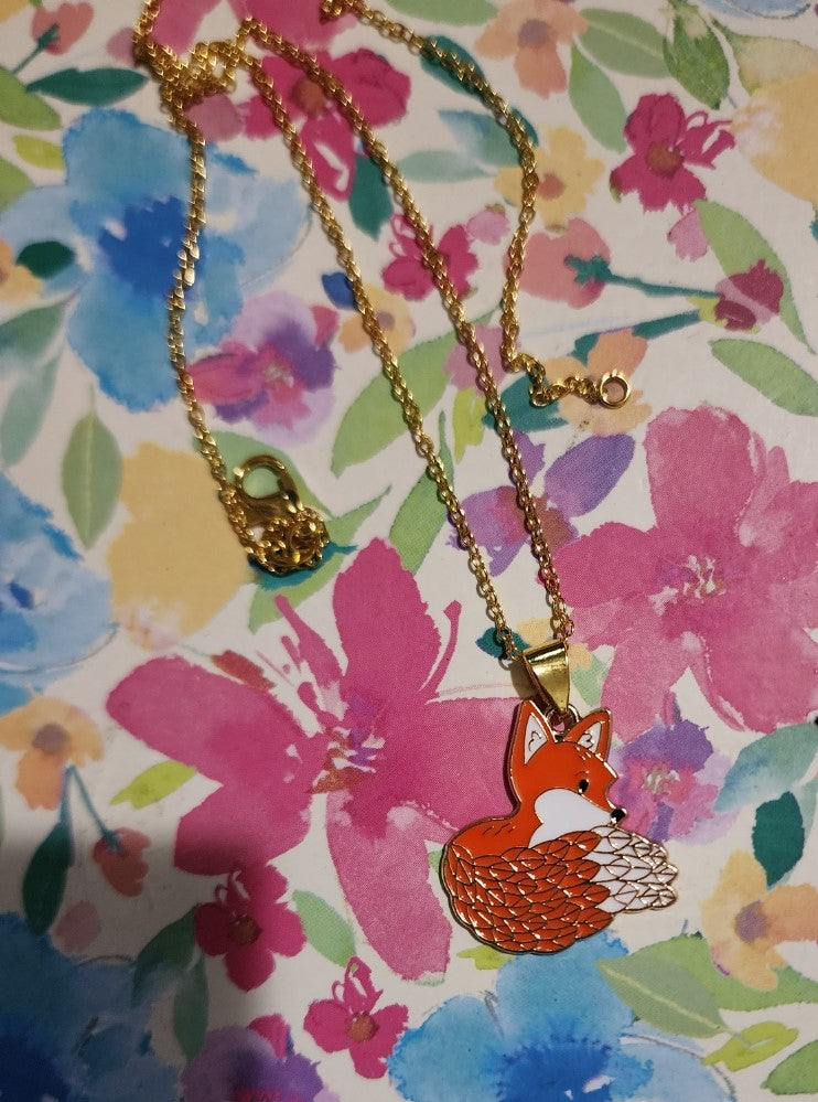 Fox Earring & Necklace