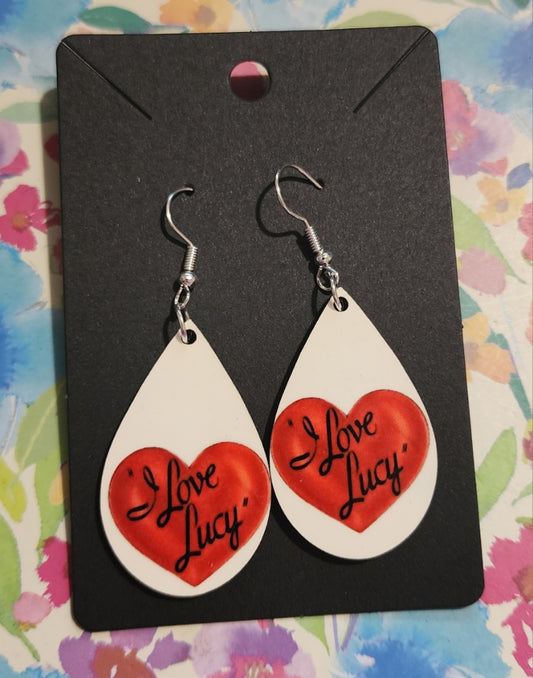 I Love Lucy Earrings