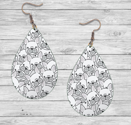 Boston Terrier Earrings