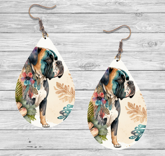 Boxer Earrings