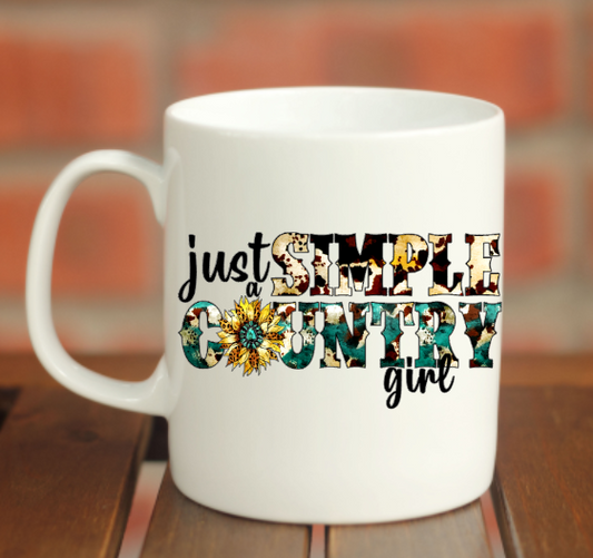 Country Theme Coffee Mugs