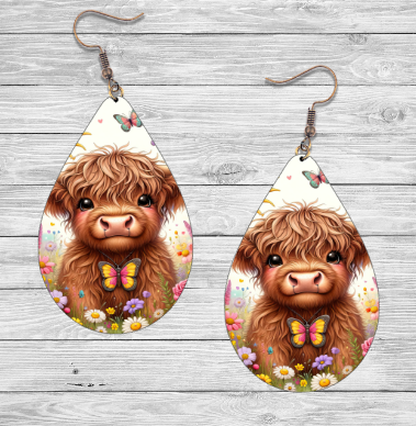 Cow Earrings