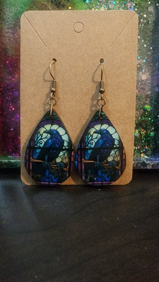 Crow Earrings