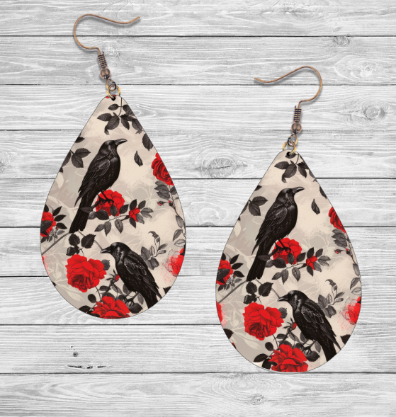 Crow Earrings