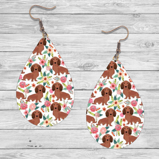 Dachshund "Wiener" Dog Earrings