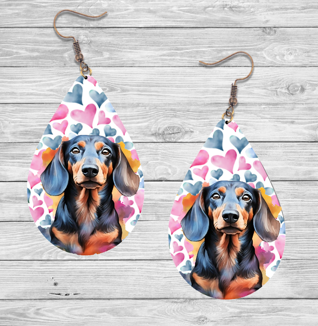 Dachshund "Wiener" Dog Earrings