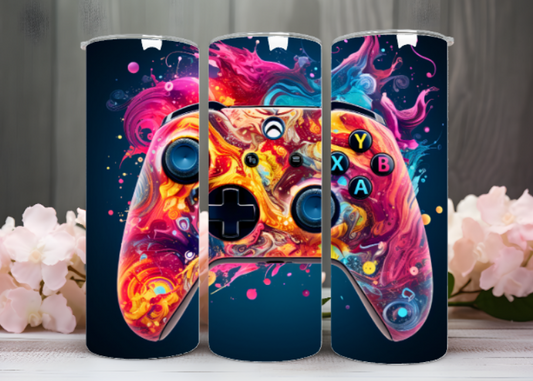 Gamer 12oz Sippy Cup or 18 oz Tumbler