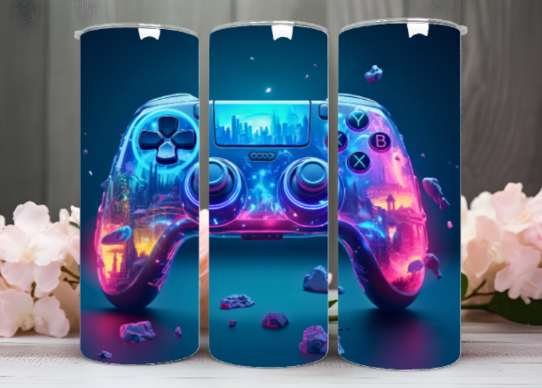 Gamer 12oz Sippy Cup or 18 oz Tumbler