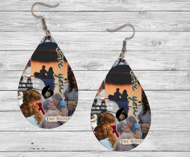 Notebook Earrings