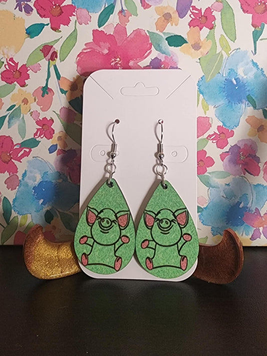 Pig Earrings
