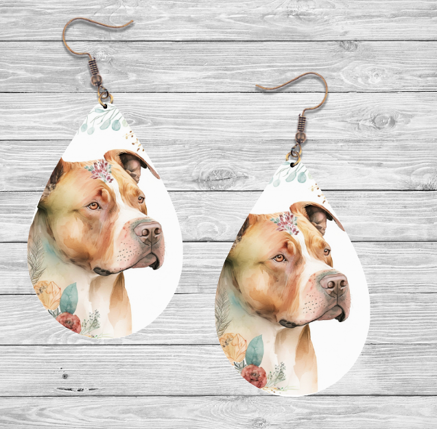 Pitbull Earrings