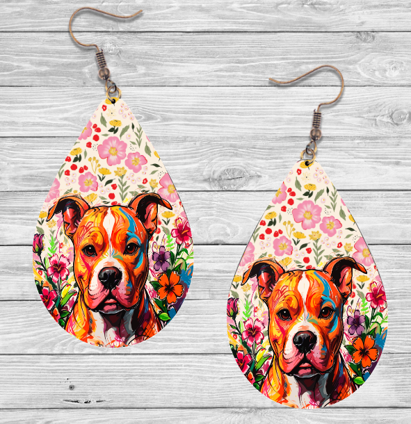 Pitbull Earrings