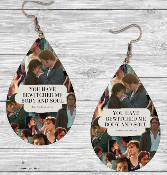 Pride and Prejudice Earrings